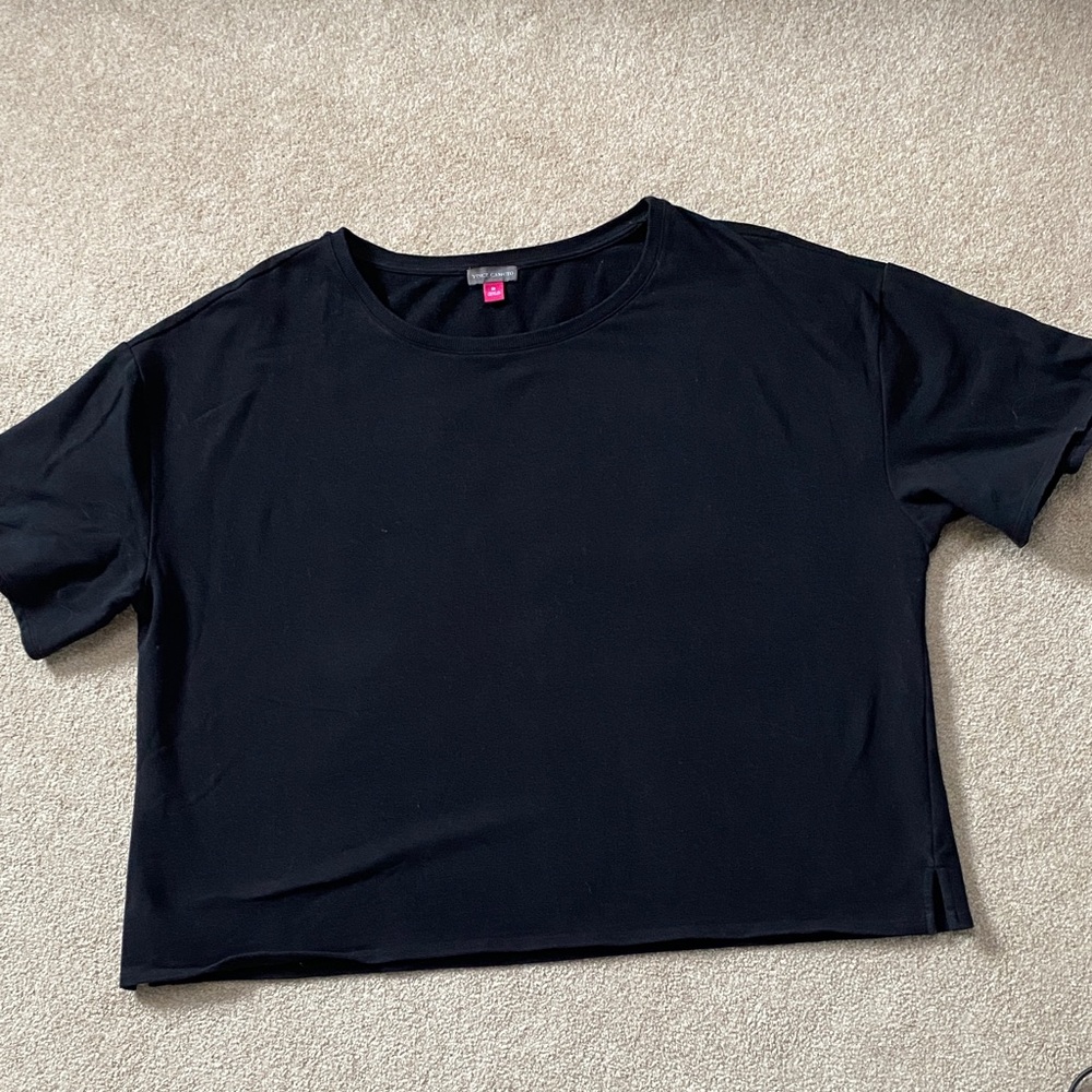 Vince Camuto Black Short Sleeve Tee